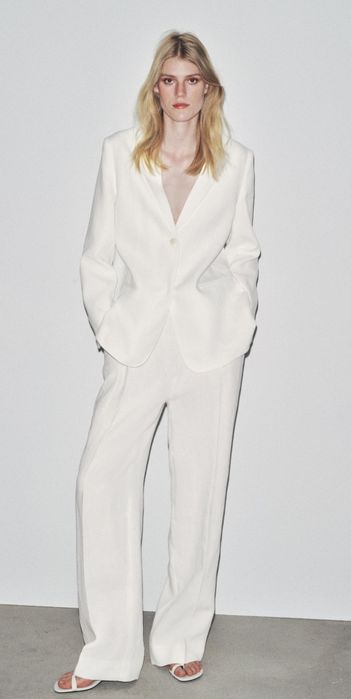 Блейзер лляний Zara, розмір L