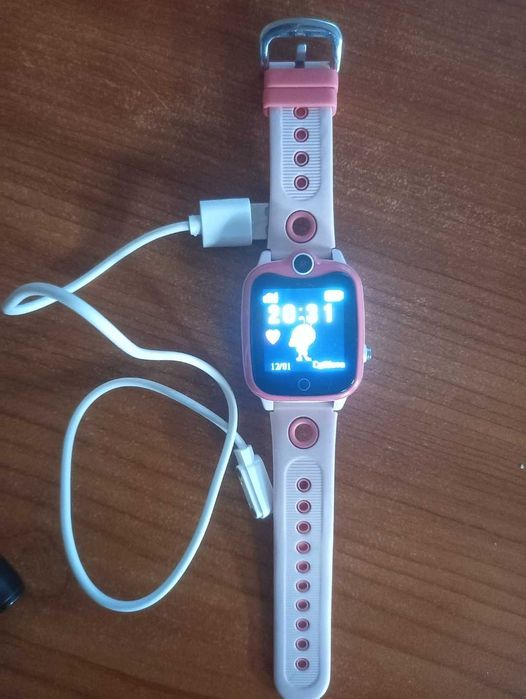 Дитячий смарт-годинник D06S рожевий Smart watch