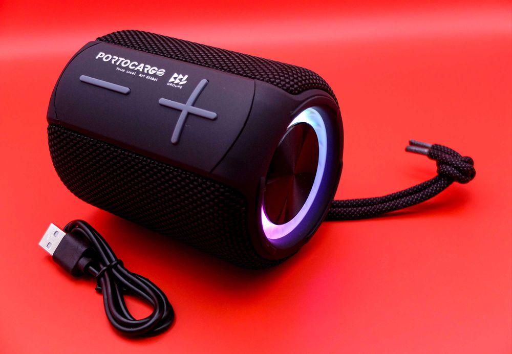 Coluna Portátil Prixton Beat Box Preto. Para Prenda Natal