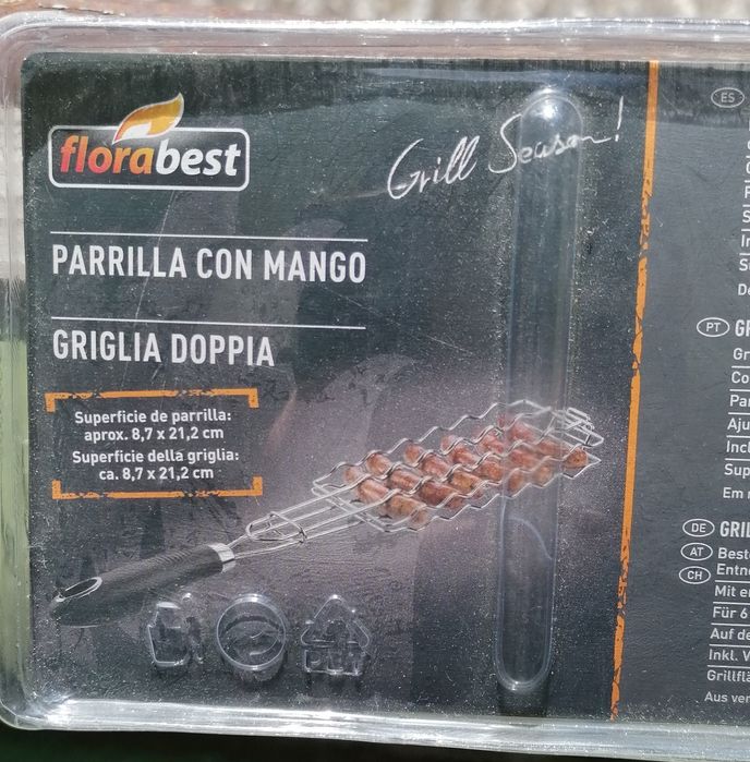 Grelha dupla com cabo64551113475458121