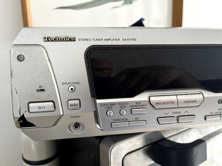 Aparelhagem Technics 4 Decks Amplificador Radio Cassetes Cd's Home Cinema 5.1