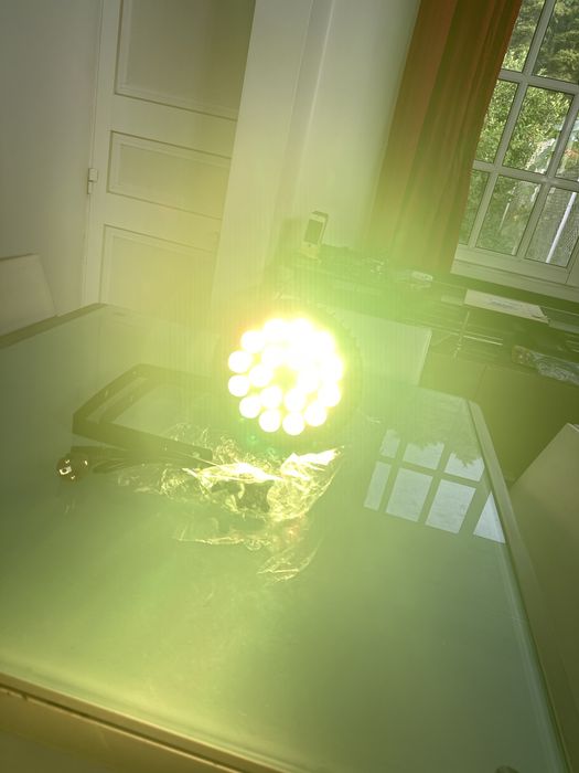 Led Par 200w RGB + UV Profissional com controlo DMX em aluminio