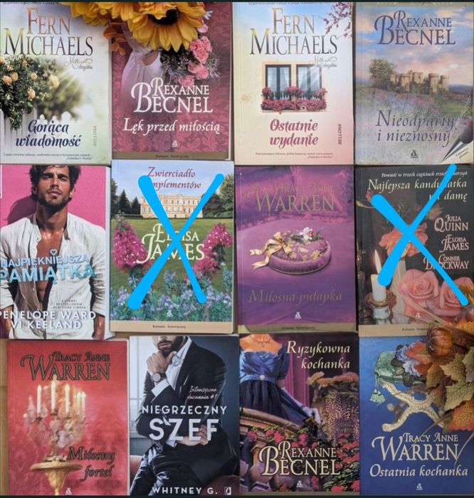 10  romansów Michaels Becnel Keeland Warren Whitney Quinn