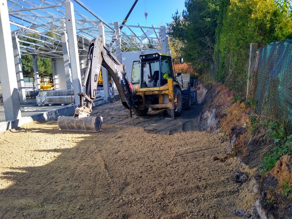 Usługi koparko ładowarką VOLVO