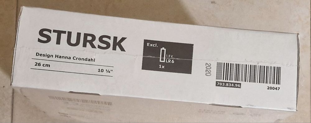 Zegar ścienny z wahadłem STURSK Ikea