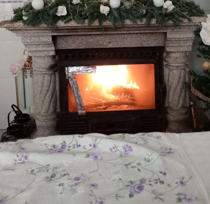 Pedra em granito mais recuperador de calorr