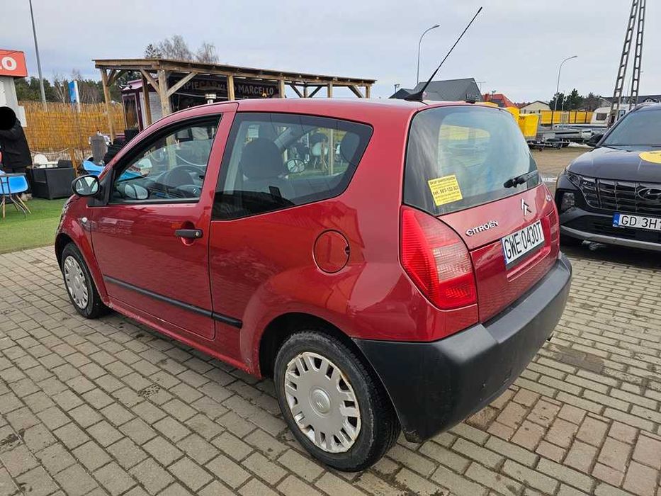 Citroen C2 2004r/1.1benzyna/60KM/PT do września/pierwsze auto/4osobowy