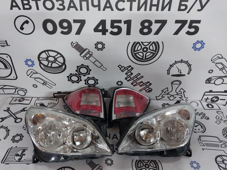 Фари передні опель астра h opel astra h