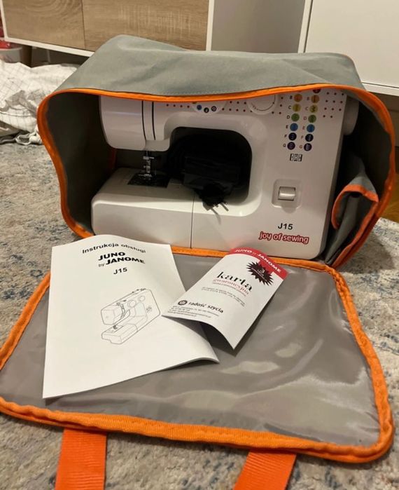 Nowa maszyna do szycia Janome Juno J15 + dodatki