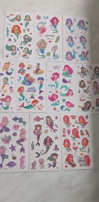 Тату для дівчинки РУСАЛКА