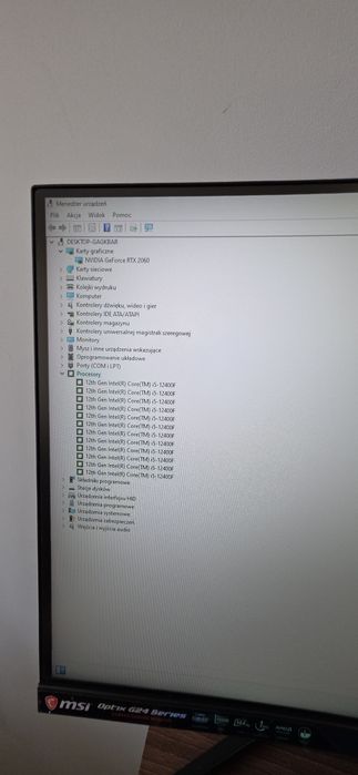 Caly zestaw RTX,i5-12400f SSD m2 512gb