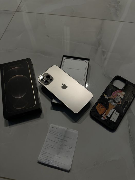 Iphone 12 pro max gold 128gb neverlock официал 12 про макс идеал