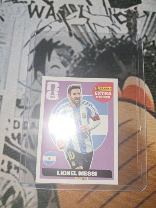Cromo Extra Lionel Messi Roxo