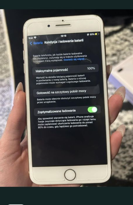 iPhone 8 Plus GOLD | Bateria 100% | Pudełko | Szkło | Stan bardzo dobry