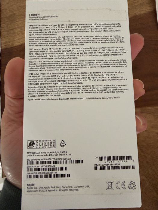 Iphone 14 256gb como novo