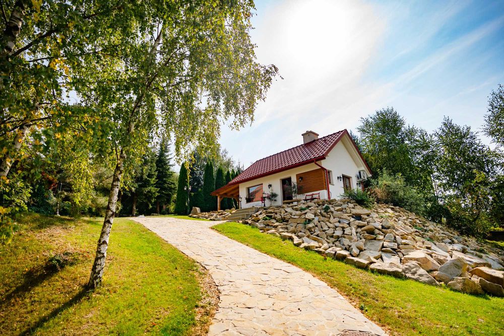 Promocja! Domek do wynajęcia na wsi Sauna& Jacuzzi!