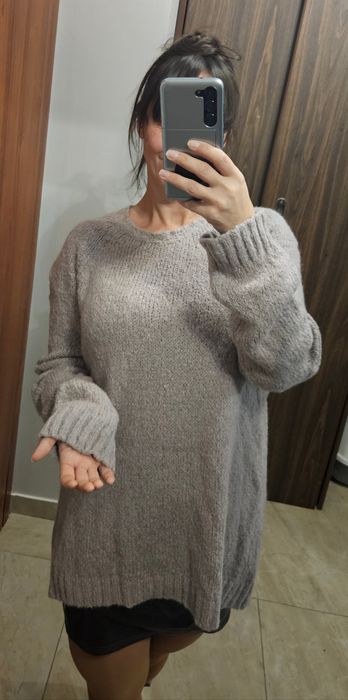 Beżowy sweter Wasalaa Alpaka Suri