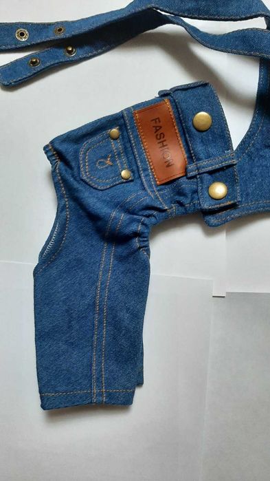 джинсовий комбінезон для собак S, джинси