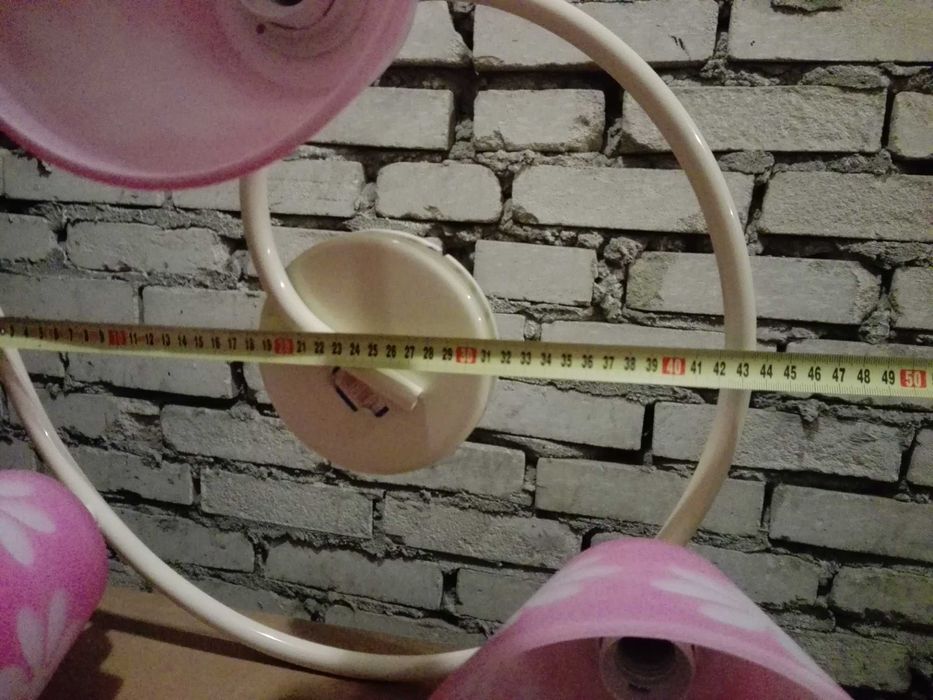 Żyrandol 3-płomienny Tęcza RÓŻ 626E ALDEX
