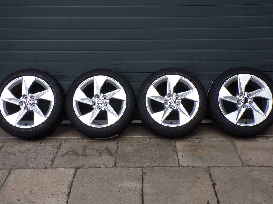 Nowe koła zimowe aluminiowe 17 5x112 oryg AUDI Vw Golf VII VIII GTI
