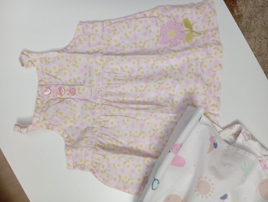 Komplet sukienek 56 dla dziewczynki