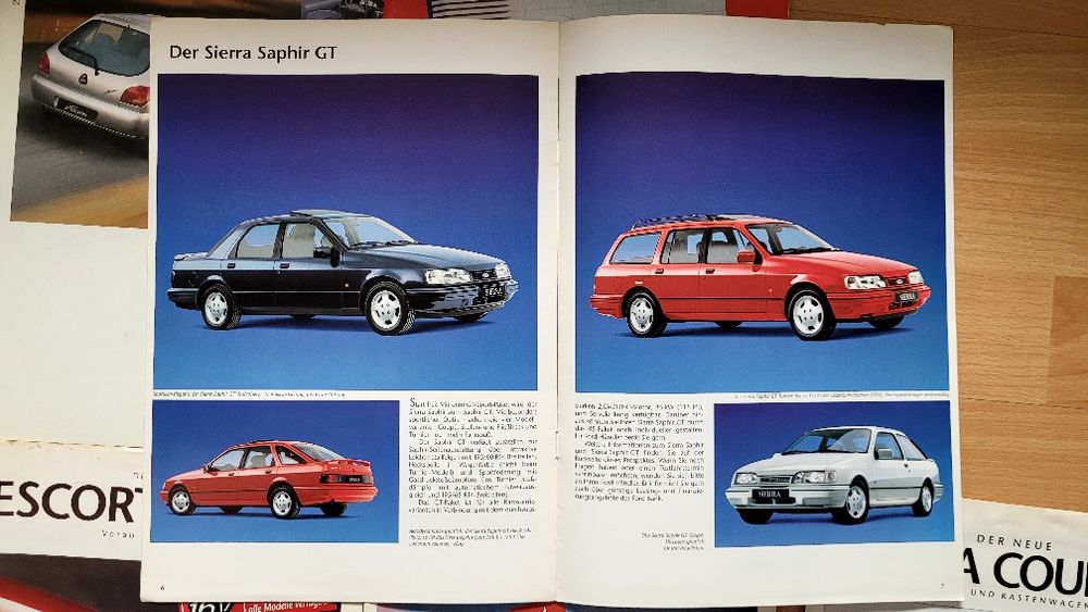Prospekty Ford lata 90'