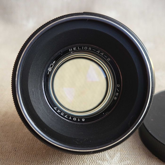 Объектив Гелиос 44-2, вместе с Зенит-Е