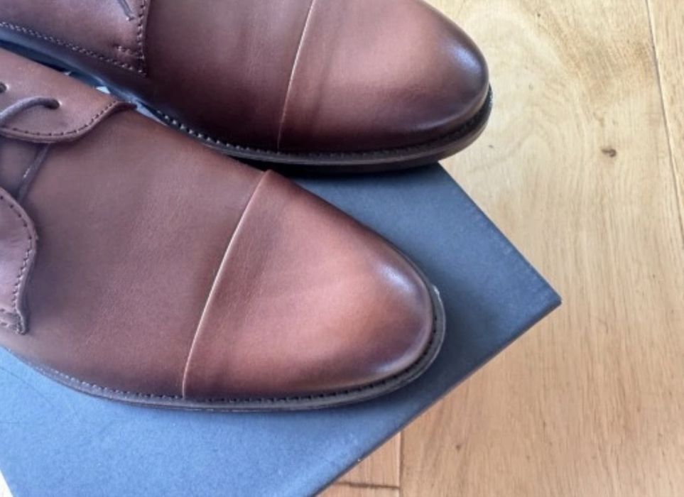 Eleganckie skórzane buty typu derby r. 39 Vistula Nowe