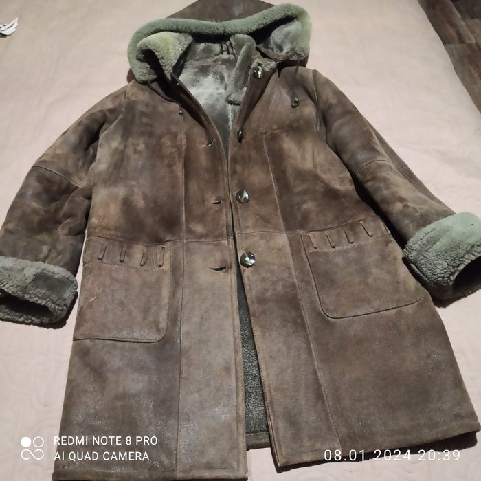 Зимняя дублёнка,размер48-50,рост 165-178см