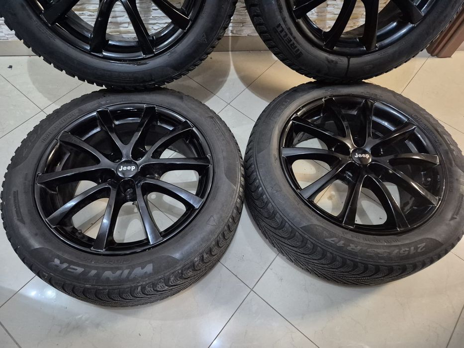 Jeep Compass Renegade Alufelgi 17 Koła Felgi 5x110 Black Piękne