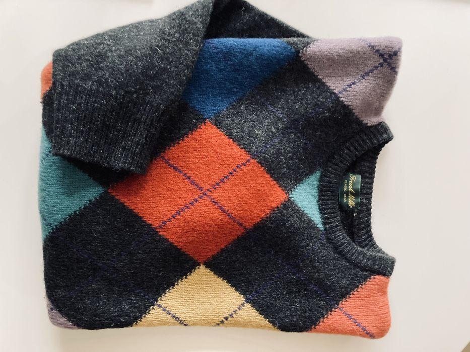 Męski wełniany sweter  vintage r.L / M stan idealny