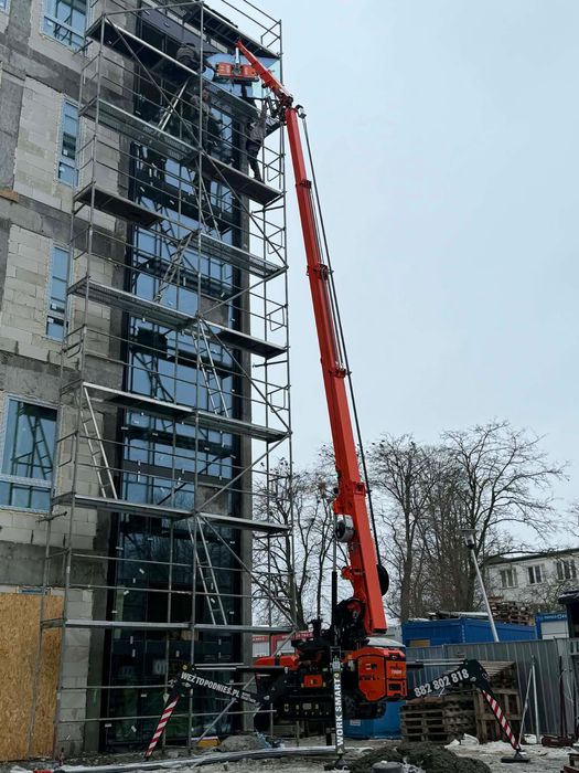 Wynajem mini żurawia z operatorem – Nowe Jekko SPX 532.2