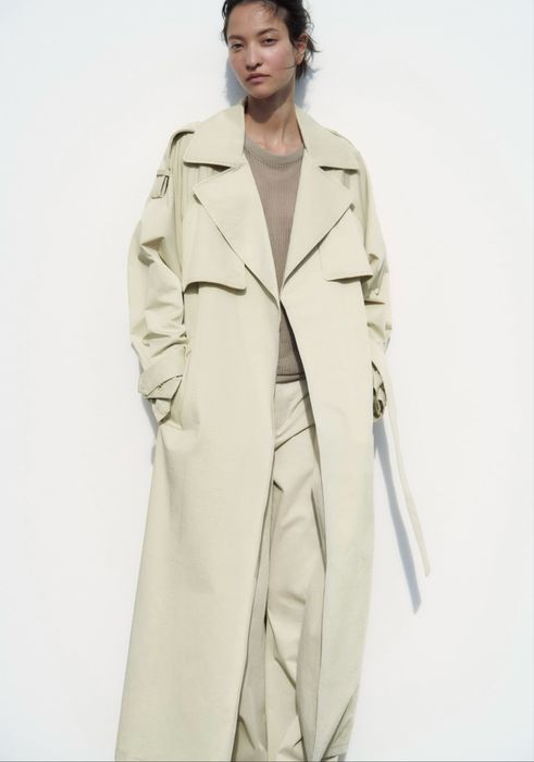 Бежевый Тренч Zara