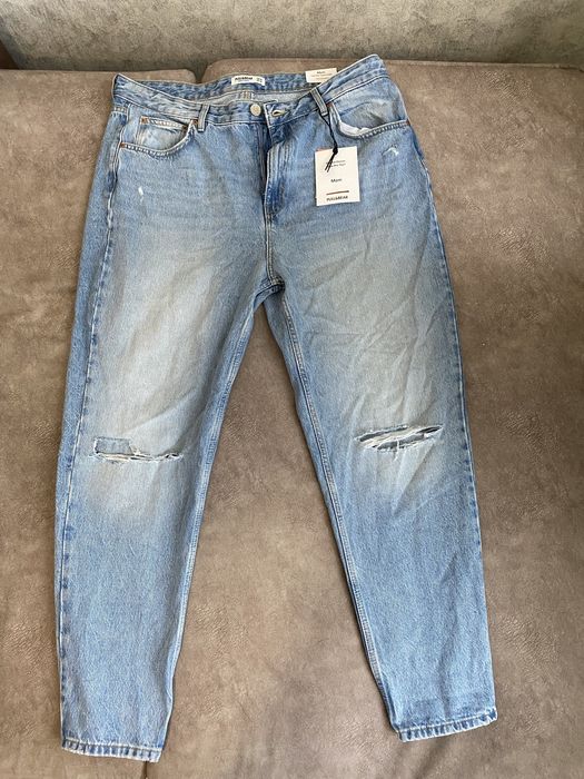 Джинсові штани mom