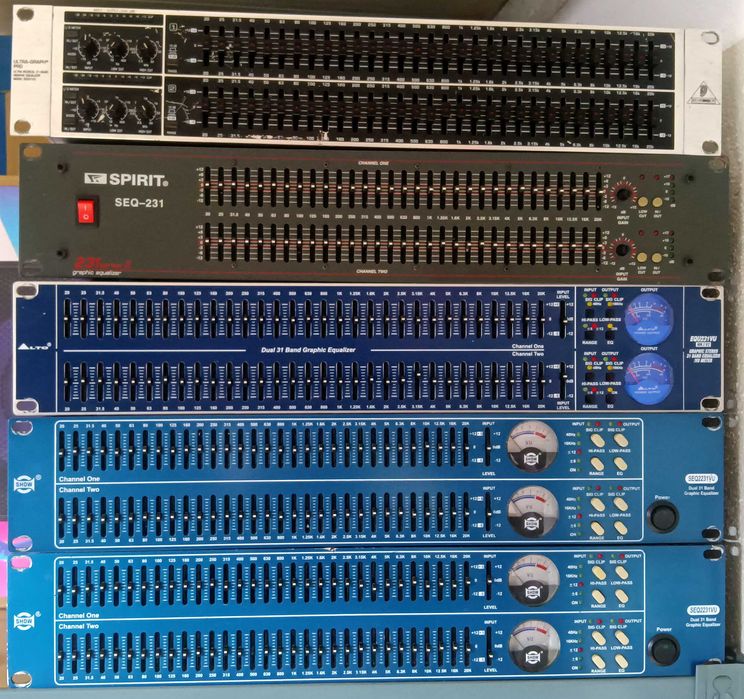 Equalizadores gráficos Alto-Behringer-Show-Spirit