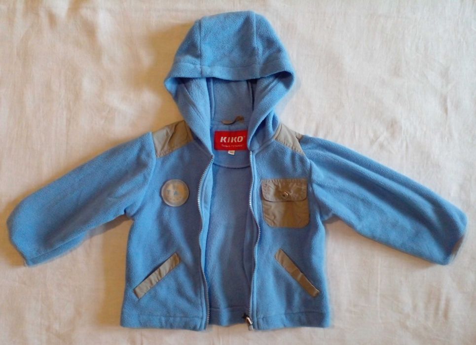 Демисезонный костюм-тройка KIKO, р. 86-92 (замеры в объявлении)