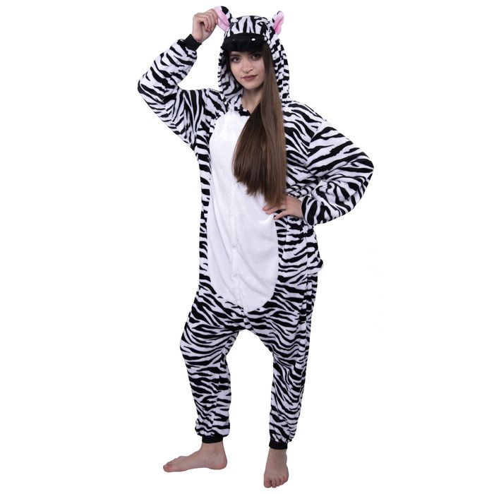 Piżama Kigurumi Kombinezon Przebranie Zebra L 165-174 cm