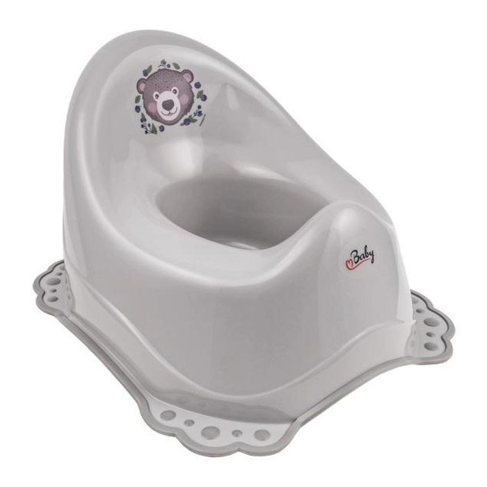 Nocnik 2 komponenty Miś Leśna Ferajna szary Maltex