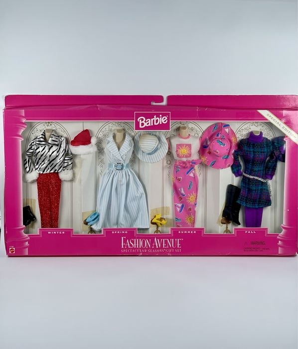1996年バービーBarbieヴィンテージ タオルセット Barbie(バービー)-ファッション Avenue-Spectacular Seasons ギフト