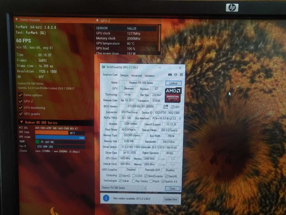 Radeon RX 580 8GB ddr5