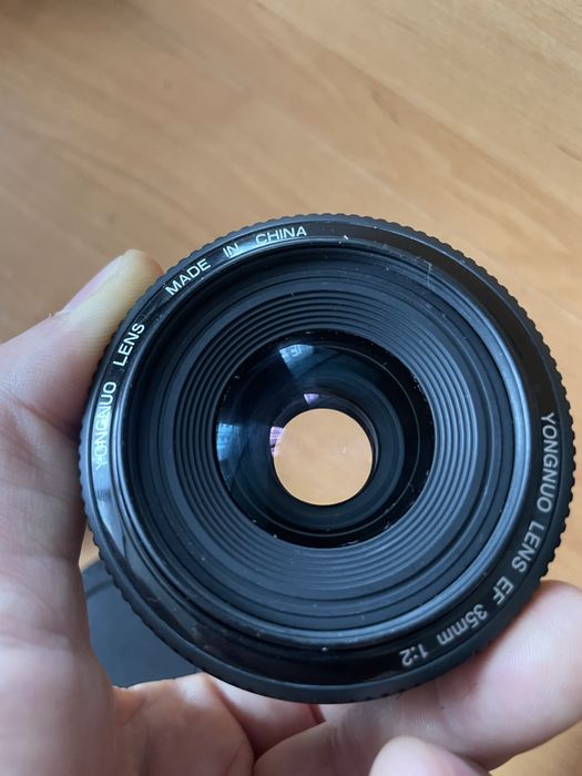 Yongnuo 35mm/f2. Canon EF