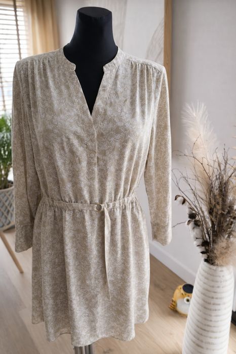 Sukienka kwiaty wiosna h&M L