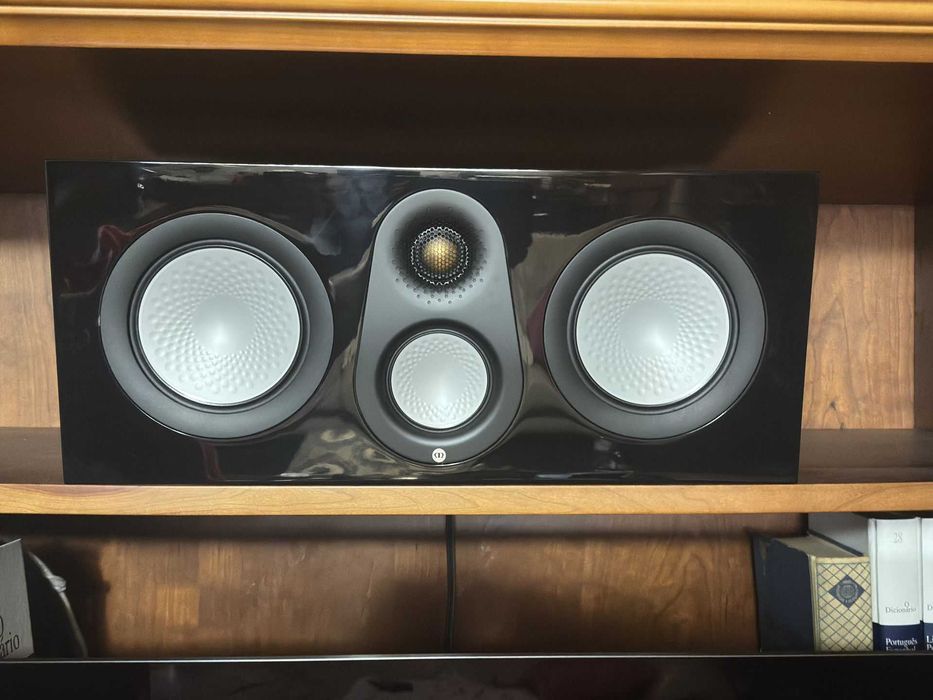 Conjunto Home Cinema - 5 Colunas - Monitor Audio Pack silver 300 7G Lacado Preto