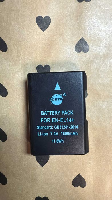 акумулятор DSTE EN-EL14+ (1600mAh) для камер Nikon