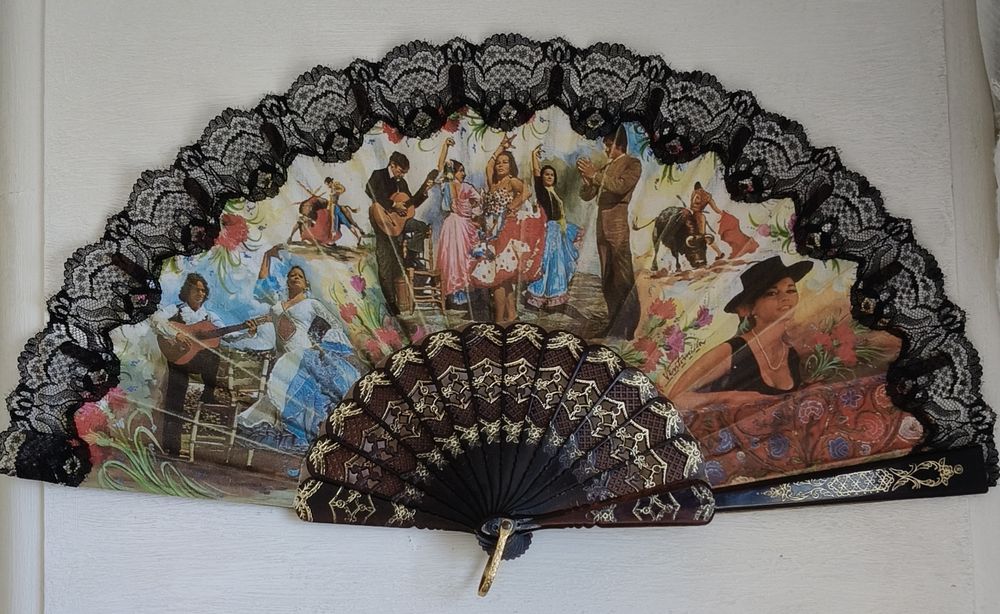 Leque vintage espanhol