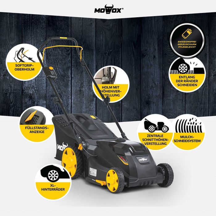 Аккумуляторная газонокосилка Mowox EM 4340 PX-Li с АКБ и зарядным