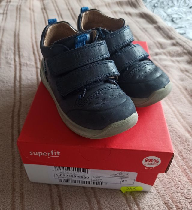 Buty (trzewiki) Superfit granatowe r. 21