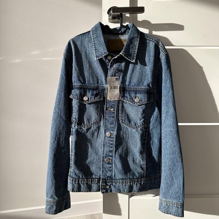 Чоловіча джинсова куртка mango, джинсовка манго