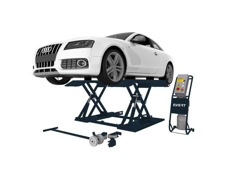 Podnośnik nożycowy niskiego podnoszenia EVERT model EE-MR30E