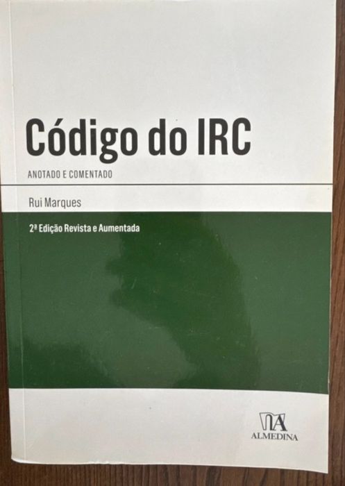 Código do IRC Anotado e Comentado -Direito Fiscal